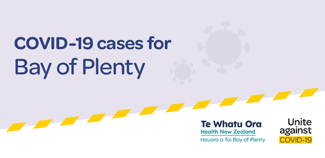 Weekly cases of COVID-19 in the Bay of Plenty and nationally