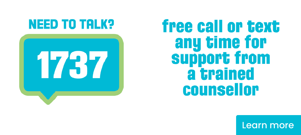 It's OK to ask for help, free call or text 1737 any time