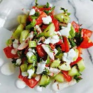 Tomato Cucumber Indian Salad